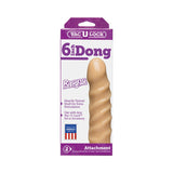 Vac-U-Lock - 6 Inch Dong - Raging Hard-Ons- White