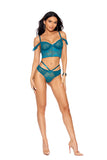 Mesh and Lace Cami Top W/ Matching Panty- 30077