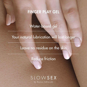 Bijoux Indiscrets Slow Sex Finger Play Gel 1 oz.