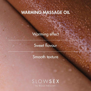 Bijoux Indiscrets Slow Sex Warming Massage Oil 1.69 oz.