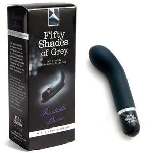 Fifty Shades of Grey Insatiable Desire Silicone Mini G-Spot Vibrator