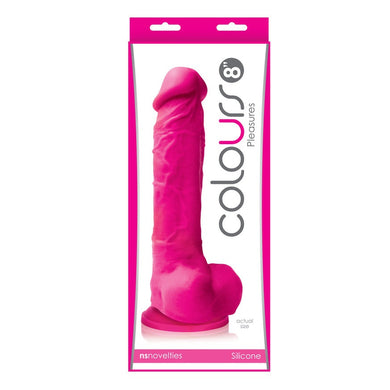 Colours Pleasures 8 in. Dildo- Pink