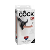 King Cock Strap-On Harness With 7 in. Cock- Beige