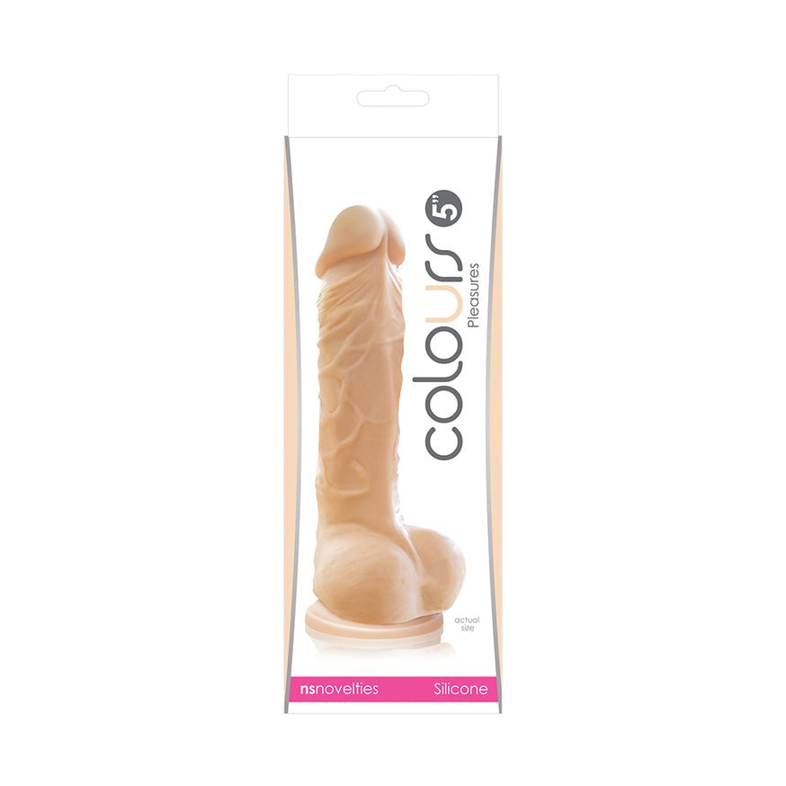 Colours Pleasures 5 in. Dildo- Beige