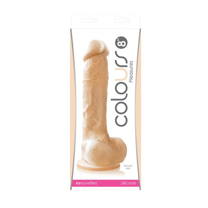 Colours Pleasures 8 in. Dildo- Beige