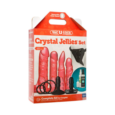 Vac-U-Lock Crystal Jellies Set- PINK