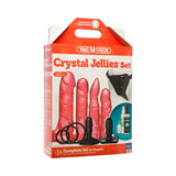 Vac-U-Lock Crystal Jellies Set- PINK