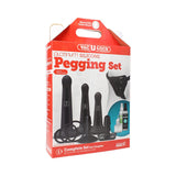 Vac-U-Lock Silicone Pegging Set- Black