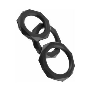 Fantasy C-Ringz Silicone Designer Stamina 3-Piece Cockring Set