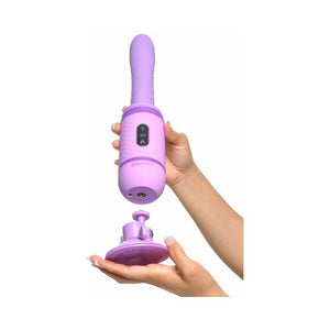 Fantasy For Her Love Thrust-Her Thrusting Vibrator- Purple