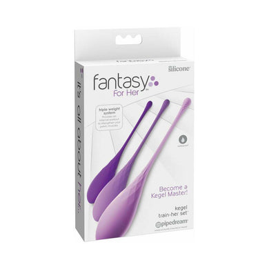 Fantasy For Her 3-Piece Silicone Kegel Train-Her Set