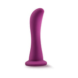 Temptasia Bellatrix 6.25 in. Curved Dildo with Suction Cup- Plum