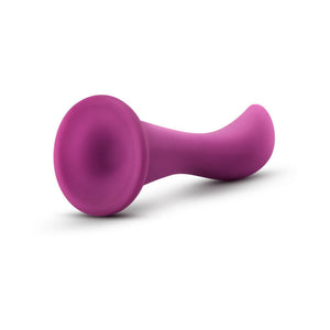 Temptasia Bellatrix 6.25 in. Curved Dildo with Suction Cup- Plum