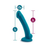 Temptasia Reina 7 in. Silicone Dildo- Teal