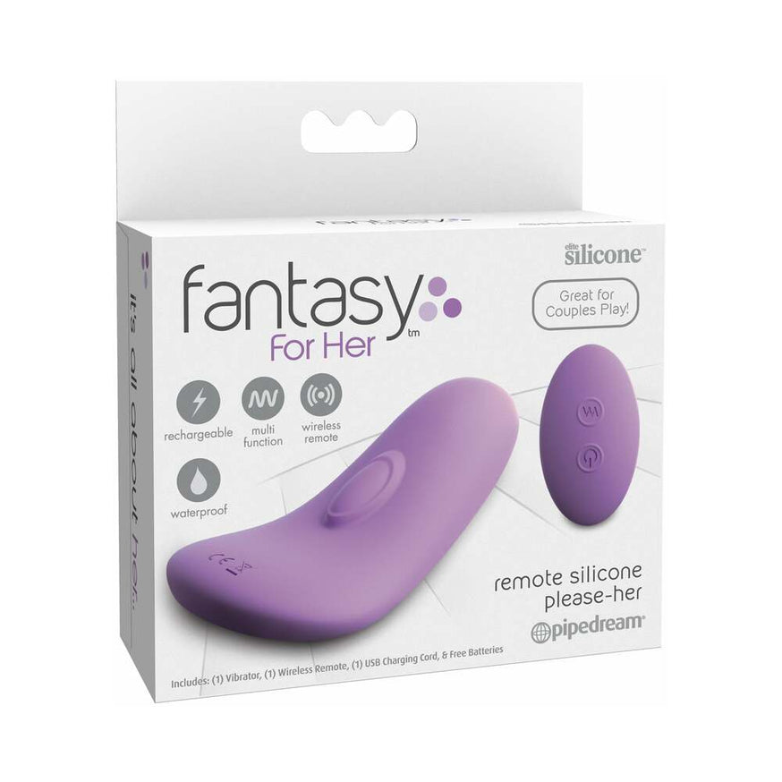 Fantasy For Her Remote Please-Her Vibrator- Purple