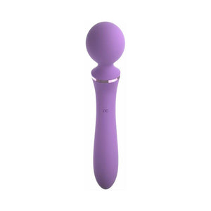 Fantasy For Her Duo Wand Massage-Her Dual-Ended Vibrator- Purple