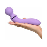 Fantasy For Her Duo Wand Massage-Her Dual-Ended Vibrator- Purple