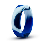 Blush Performance Silicone Camo Cock Ring Blue Camouflage