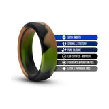 Blush Performance Silicone Camo Cock Ring Green Camouflage