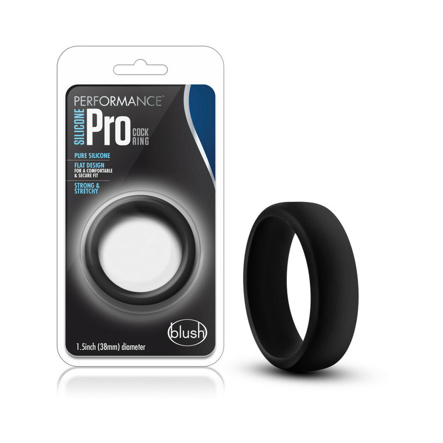 Blush Performance Silicone Go Pro Cock Ring- Black