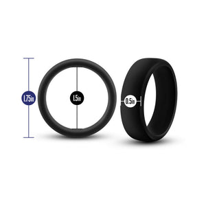 Blush Performance Silicone Go Pro Cock Ring- Black