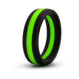 Blush Performance Silicone Go Pro Cock Ring- Black/Green/Black