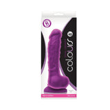 Colours Dual Density 8 in. Dildo- Purple