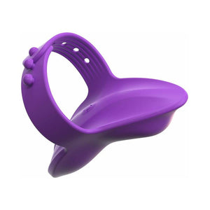 Fantasy For Her Rechargeable Adjustable Silicone Her Finger Vibe- Purple