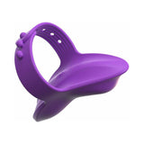 Fantasy For Her Rechargeable Adjustable Silicone Her Finger Vibe- Purple