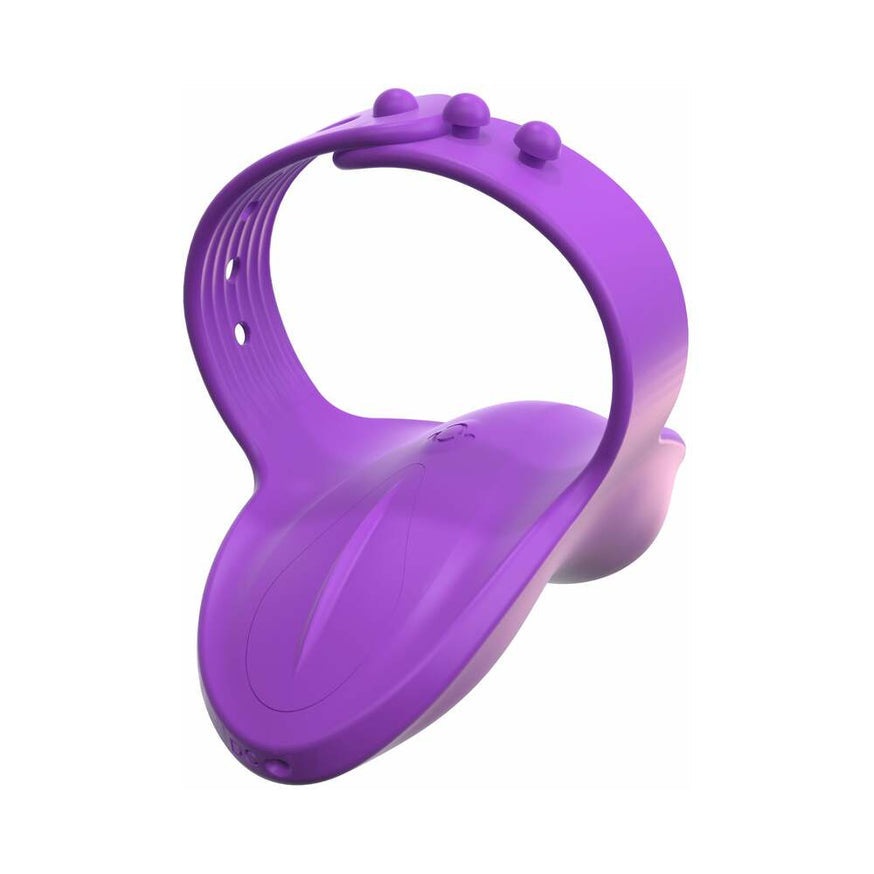 Fantasy For Her Rechargeable Adjustable Silicone Her Finger Vibe- Purple