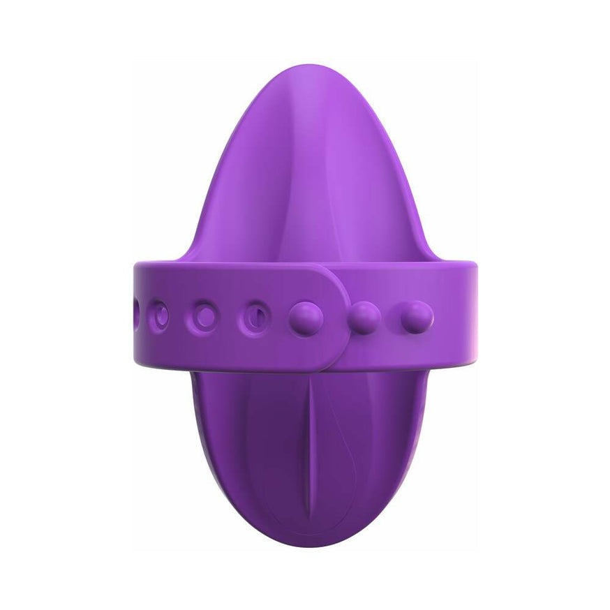 Fantasy For Her Rechargeable Adjustable Silicone Her Finger Vibe- Purple