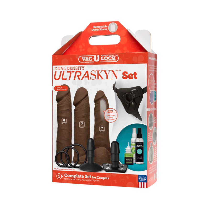 Vac-U-Lock - Dual Density ULTRASKYN Set- Chocolate