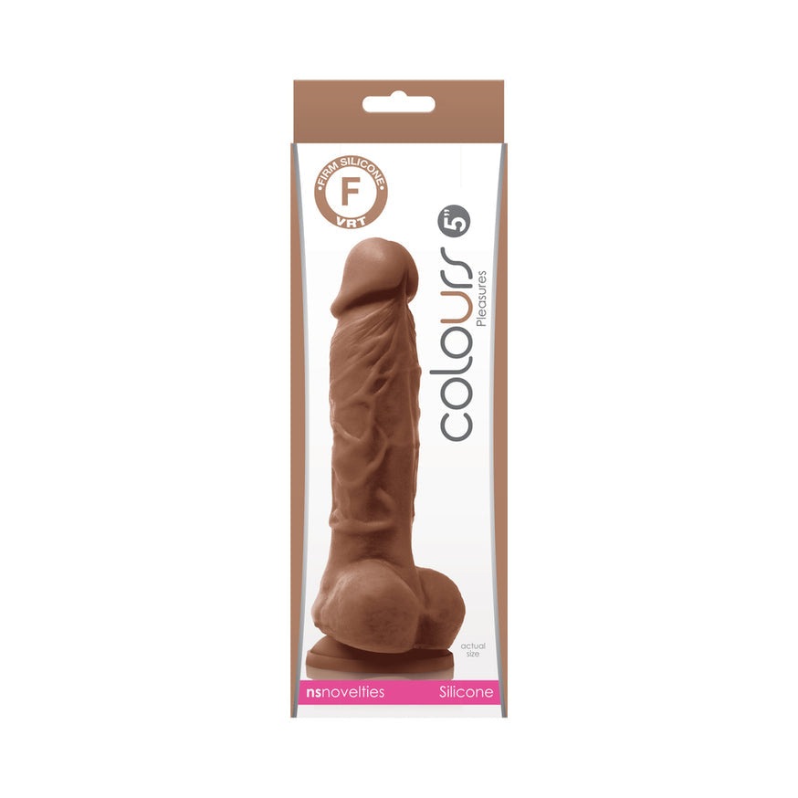 Colours Pleasures 5 in. Dildo- Brown