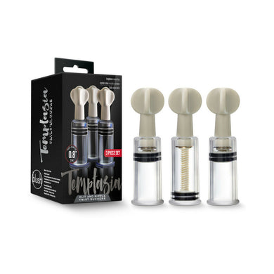 Temptasia Clit and Nipple Twist Suckers 3-Piece Set