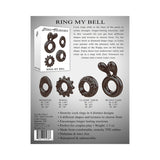 Zero Tolerance Ring My Bell 4-Piece Cockring Set- Black