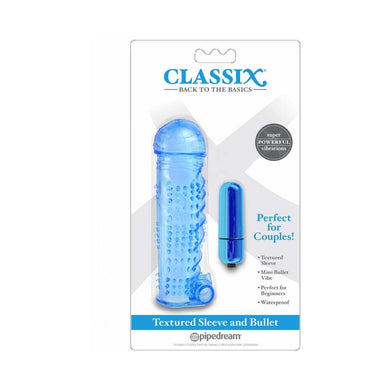 Classix Textured Sleeve & Bullet Set- Blue