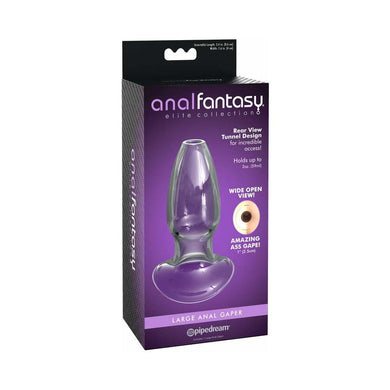 Anal Fantasy Elite Collection Large Anal Gaper Glass Tunnel Plug