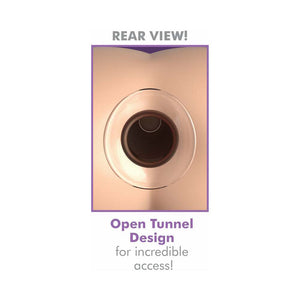 Anal Fantasy Elite Collection Mega Anal Gaper Glass Tunnel Plug