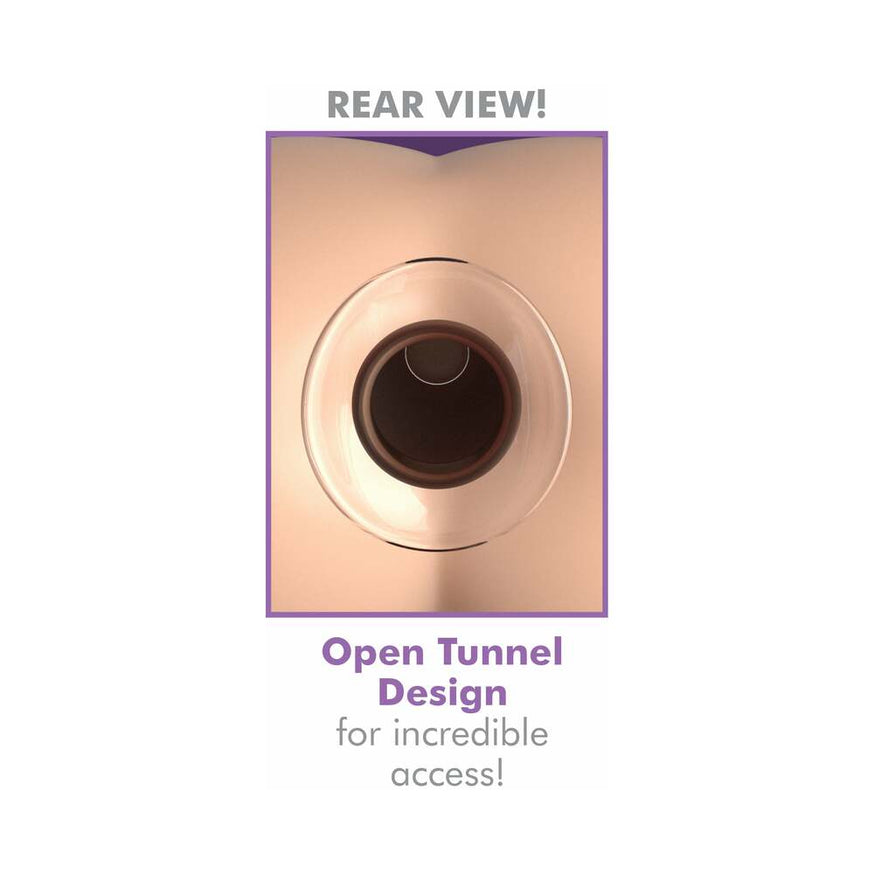 Anal Fantasy Elite Collection Mega Anal Gaper Glass Tunnel Plug