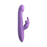 Fantasy For Her Rechargeable Thrusting Rabbit Vibrator- Purple