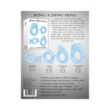 Zero Tolerance Ring A Ding Ding 4-Piece Cockring Set- Blue