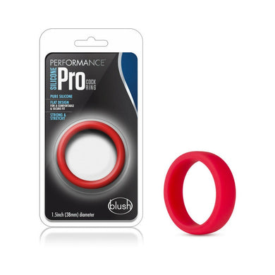 Blush Performance Silicone Go Pro Cock Ring- Red