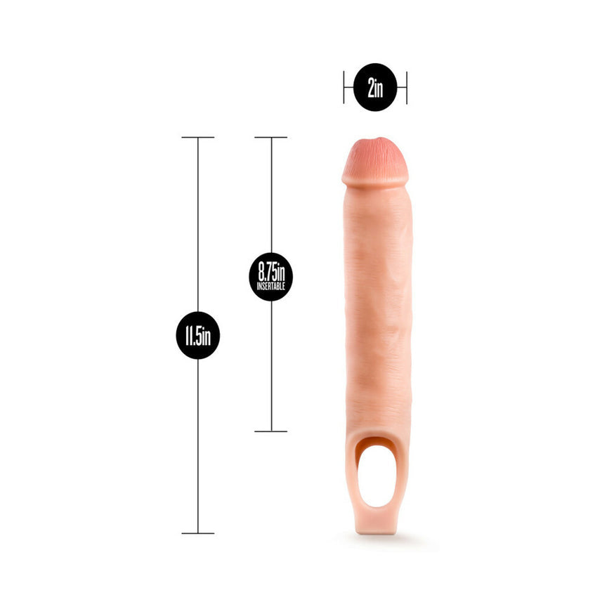 Blush Performance Plus 11.5 in. Silicone Cock Sheath- Beige