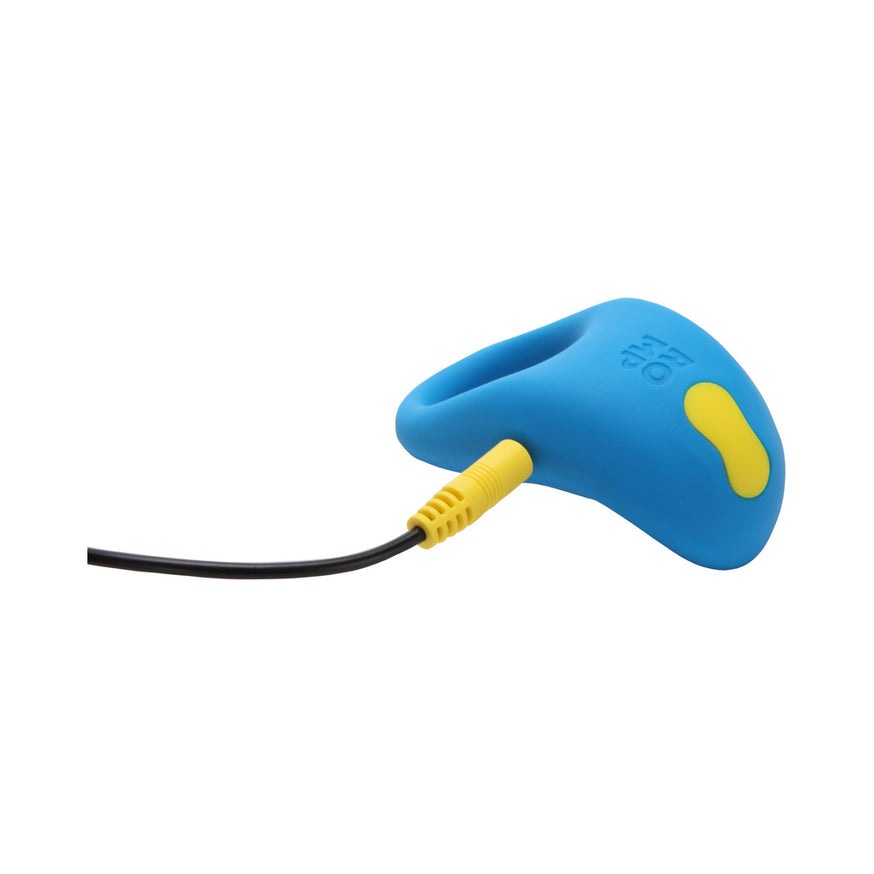 ROMP Juke Vibrating Penis Ring- Light Blue