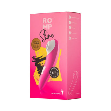 ROMP Shine Pleasure Air Clitoral Vibrator- Pink