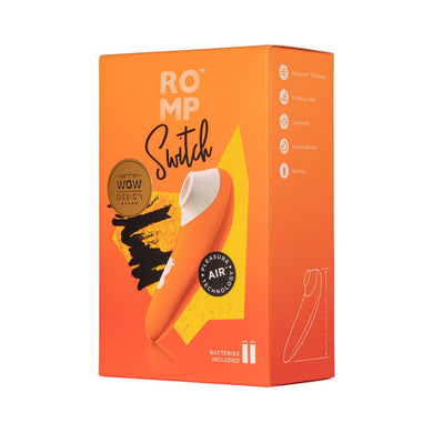 ROMP Switch Pleasure Air Clitoral Vibrator- Orange