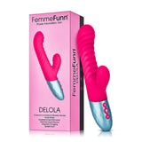 FemmeFunn Delola Dual Stimulation G-Spot Vibrator Pink