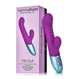 FemmeFunn Delola Dual Stimulation G-Spot Vibrator Purple