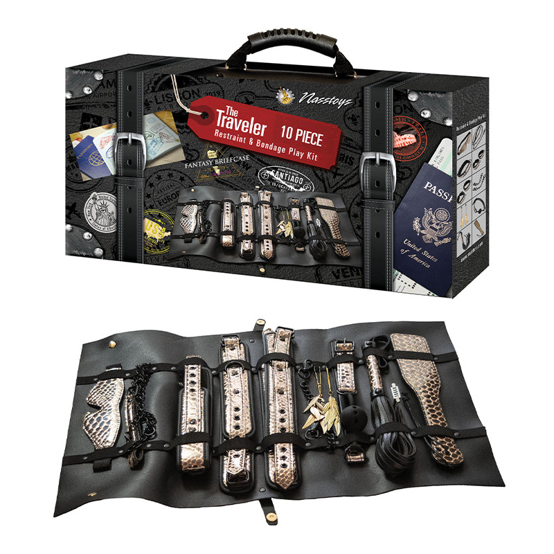 The Traveler Restraint & Bondage Play Kit- 10pcs