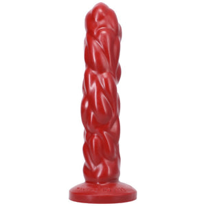 Tantus Paisley 6.5in. Textured Dildo- Ruby